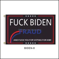 Banner Flags Dhs 19 Style 2024 Trump Biden Flag 90X150Cm Us Presidential Election Polyester Pongee Material Banners 1129 V2 Drop Del Ot2Eh