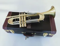 New Bach Trumpet B Flat Trumpet Lt197GS77 Strumento musicale Trumba di placcatura in oro più pesante suonare musica5602470