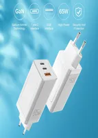 Gan gallium nitride charger 65W high power fast charging head 3port QC suitable for mobile phone computer flash charging PD