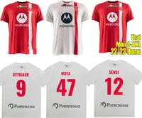 2022 2023 AC Soccer Jerseys Monza Men Size Caprari Valoti #10 Home Away Jersey Gytkjaer Sensi Ciurria Football Shirts