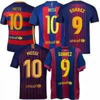 Jerseys de futebol Retro Barcelona Puyol A.iniesta Xavi Messi Jersey de futebol 2014 2015 2016 2017 2018 camisa de futebol clássico vintage home