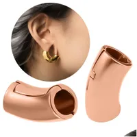 Waist Chain Belts Vanku 2Pcs Top Quality Ear Lobe Cuff Gauge Plugs Tunnels Stretcher Weights For Women Clip On Cartilage Body Jewelr Dh4Qf