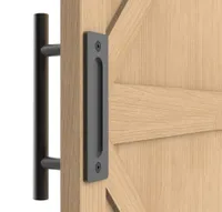 Handles Pulls Sliding Barn Door Handle Pull And Flush Hardware Set For Gates Garages Sheds Rustic Style2152294