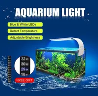 Senzeal Aquarium Light Super bright Aquarium Led Lighting M3X3X5X7X9 Clipon Slim Fish LED Lamp 220V110V Fish Tank LED Lamp Y