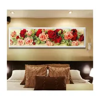 Paintings 5D Rose Wall Diamond Embroidery Painting Diy Rhinestone Cross Stitch Craft Kit Home Decor Pattern Drop Delivery Garden Arts Dhko0