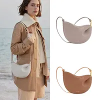 Polene Tonca bag womens shoulder bags Designer handbags Full-grain Textured Leather Black Brown white fashion bag Crossbody purse 2023