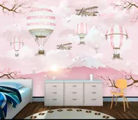 Custom 3D Wallpaper Cartoon Air Balloon 8D Mural Children039s Room Background Wall Decoration Painting Wallpapers3865296