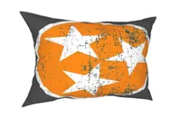 Pillow Case Tennessee Flag Orange And White Distressed Design Creative Cushion Covers Decorative Throw Pillows Cover For Sofa Home5464132