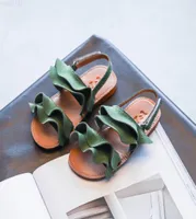 Summer Children Ruffles Korean Sandals For Kids Girls Toddler Baby Beach Sandals Princess Dress Shoes 1 2 3 4 5 6 7 8 9 10 YearsT2