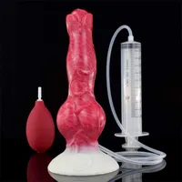 Adult Massager New Ejaculation Dildo Big Knot Penis Anal Plug Sex Toy for Women Men G-spot Stimulate Strong Sucker Fisting