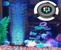 Underwater Submersible Fish Tank Light Color Changing LED Air Bubble Light Waterproof Aquarium Lamp Making Oxygen for Fish Tank 22