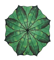 3 katlı rüzgar geçirmez şemsiye yeşil ananas yaprağı yağmur kadın erkekler için kadın güneşli paraguas plegable 2107213890209