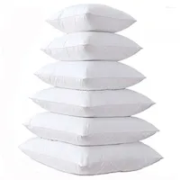 베개 홈 내부 충전 흰색 소프트 베개 사각