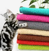 Cat Beds Furniture Cats Litter Trapping Mats Pads 3040cm PVC Elastic Fiber For Boxes Uhow Supplies