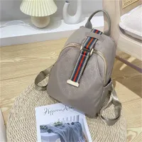 Purses Bag Up to 60% Off Backpack cloth version fashion versatile large capacity schoolbag leisure backpack