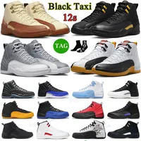 Black Taxi 12s Men Basketball Shoes Jumpman 12 Playoffs Royalty Stealth Resever Flu Game Hyper Royal Twist Utility Dark Concord Mens Mens Switch Sneakers