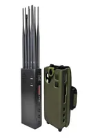 Alligator Super poderoso 10 banda Jam Mer GPS WiFi Lojackxm GSM 3G 4G 5G Sinal de telefone celular Isolador