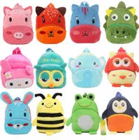 Niños mochilas de animales en 3D para niñas niñas niños pequeños bacina de escuela dibujos animados lion bee bobbag de kindergarten juguetes bolsos escolares a0111