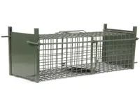 Trap Cage Pest Control for Pet Cat Dog Attract Them Inside Keep Safe Large Catch Tool Strong Metal Mesh Style 160cm 120cm 100cm 507053554