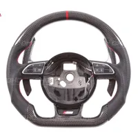 Replacement Real Carbon Fiber Steering Wheel For Audi A1 A2 A3 A4 A5 S3 S4 RS3 RS4 RS5 RS6 RS7 S line