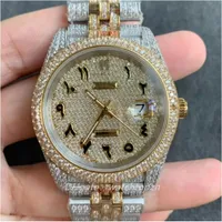 TW factory Diamond watch Montre de luxe size 41mm datejust 126334 with 2824 movement machine Swarovski diamond dial sapphire mirror 904L men's watches