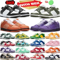 Low Running Shoes Sb Lows Orange Lobster Reverse Brazil Black White Medium Olive Grey Fog Lilac Kentucky Triple Pink Men Women Sneakers Trainers 36-47 With Box