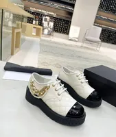 2022 Nieuwe modeschoenen Designer Topversie Pure Handmade Custom 2022 Nieuwe Xiaoxiangjia Fashion Ladies Single Shoes Top Kwaliteit
