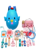 Wooden Doctor Toys Pretend Play Dentist Nurse Kit with School Bag Medicine House for Children Gifts 2203252683028
