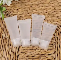 Quality Soft Refillable Plastic Lotion Squeeze Cosmetic Packaging Cream Screw Lids Bottle Protable Container 5ml 10ml