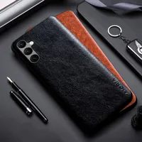 Luxury PU leather Samsung Galaxy A14 A34 A54 A13 5G 4G Business solid color design cover