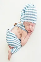 Born Pography Props Accessories Baby Costume Hat Born Fotografia For Girls Boys Clothes PO 2PCS 2204231806450