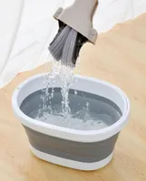Buckets Folding Plastic Bucket Camping Handle Collapsible Floor Mop Cleaning Fishing Car Wash Household Items Store Up Water6015369