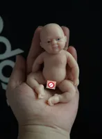 Dolls 4.5" Micro Preemie Full Body Silicone 13cm bady girl " zoe'' Doll Lifelike Mini Reborn Doll Surprice Children Anti-Stress 230111