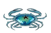 Christmas Gift of Metal Crab Wall Artwork for Home and Garden Decoration Statues Miniatures Decoration Outdoor Sculptures T2001176957046