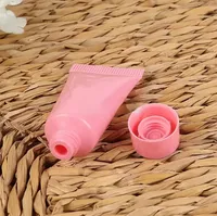 Wholesale 5ml 10ml Soft Refillable Plastic Lotion Squeeze Cosmetic Packaging Cream Screw Lids Bottle Protable Container