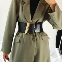 Belts Fashion Corset Riem Riemen Voor Vrouwen Taille Elastische Buikband Zwarte Brede Stretch Ceinture Femme Grote Jurk 2023