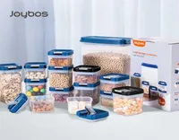Joybos Food Storage Box Container 6 PCS Grands Capes de cuisine Coupes pour céréales en vrac Bloc multigrain BPA Jar Bottle 2111119784036