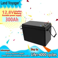 Land Voyager 12,8 V LIFEPO4 Batterie 12V 100AH ​​120AH 150AH 180AH 200AH 280AH 300AH GRAD A Batteries Pack eignet sich für Camping- und Picknickerzeugung im Freien