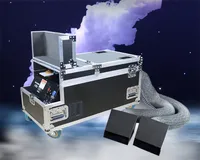 2000W Wasser mit niedrigem Nebelmaschinen Wasser auf der Basis von Hazer Bühne Hochzeitsfeier Rauchmaschine mit Flugpackung Wasserverpackung