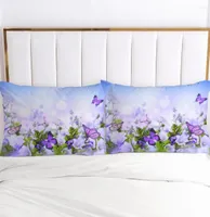 Pillow Case 2pc Pillowcase 50x70 50x75 50x80 50x90 80x80 70x70 Decorative Cover Country Style Flowers Bedding3016296