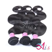 Brazilian Virgin Hair 3 Bundles Remy Human Hair Wefts Straight Body Wave Peruvian Weave Color 1B Ombre Human Hair Weave Extensions3158