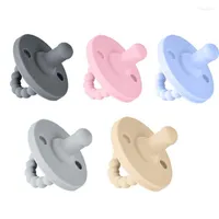 Pacificateurs Nipple Mode Mode Pacificateur Baby Grade Silicone Soother Toddler Nipples Teether 19qf