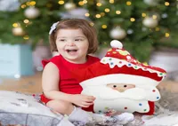 Pillow Christmas Santa Claus Plush Toy Stuffed Elk Snowman Animal Dolls Gifts For Children Birthday Decor2799458
