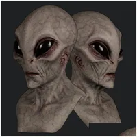 Party Masks Halloween Alien Mask Scary Horrible Horror SuperSoft Magic Py Decoration Funny Cosplay Prop Drop Delivery Home Garden Fe DHKP1