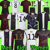 Germanys Soccer Jerseys 2022 Fans Player Version Men Women Kids Kit 2023 KROOS MULLER REUS Football Shirts FULLKRUG MUSIALA GNABRY 22 23 Long Sleeve UIniforms