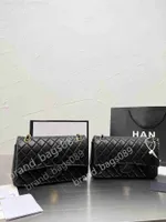 고급 패션 가방 클래식 브랜드 여성 크로스 바디 숄더 가방 디자이너 체인 패션 핸드백 양 램스킨 토트 소 가죽 캐비어