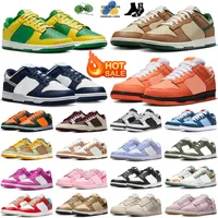 panda low casual shoes men designer sneakers pink Orange Lobster Tan Green Medium Curry Olive Midnight Navy Grey Fog outdoor mens womens sports dunked trainers