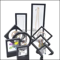 Stoisko biżuterii hurtowa wysokiej jakości wysokiej jakości 3D Floating Frame Shower Holder z trybunami monety wyzwań medaliony upuść deliv otiof