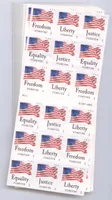 Quatro bandeiras dos EUA Celebração de casamento de primeira classe envelopes cartas cartas de escritório suprimentos de correio
