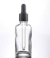 Leere nachfüllbare Glas -Eliquid -Tropfenflaschen klarer Piepette ätherischer Ölbehälter 10ml 20ml 30ml 50ml3190293
